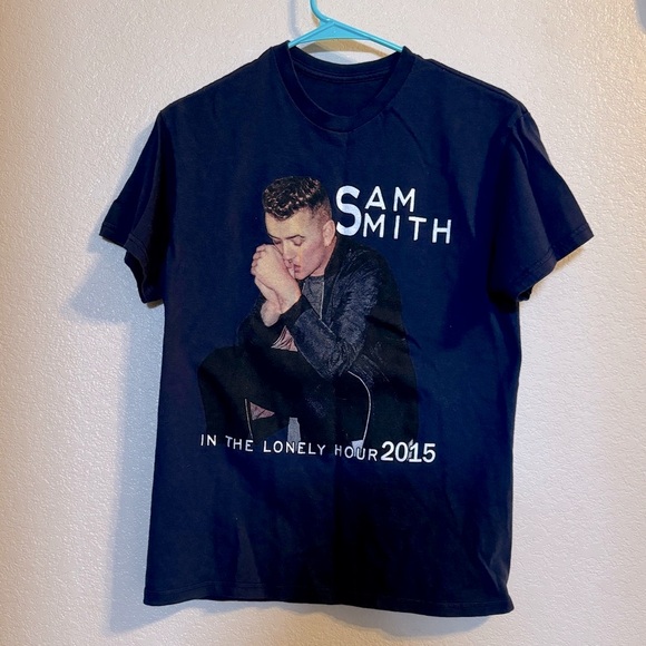 Sam Smith Tour In The Lonely Hour 2015 Concert Merch Tee  M - Picture 1 of 3